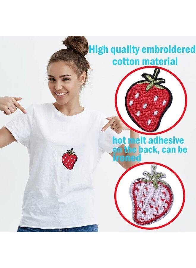 كيلا رقعة تطريز، 22 قطعة من الرقع المطرزة بأنماط متنوعة عشوائية، يمكنكِ كيّها بنفسكِ وخياطتها، وفساتين جينز، وقمصان، وحقائب مدرسية، وسترات، وقبعات، وسترات، وديكورات، رقعة مطرزة بأنماط متنوعة - Image 2